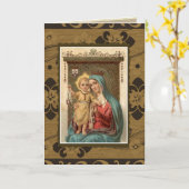 Onze-Lieve-Vrouw van Mount Carmel-herdenkingsmis Kaart (Gele Bloem)