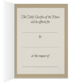 Onze-Lieve-Vrouw van Mount Carmel Mis Offerkaart (Binnen (Rechts))