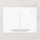 Onze-Lieve-Vrouw van Mount Carmel St. Simon Stock  Feestdagenkaart (Achterkant)