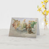 Onze-Lieve-Vrouw van Mount Carmel St. Simon Stock  Kaart (Gele Bloem)