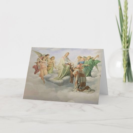 Onze-Lieve-Vrouw van Mount Carmel St. Simon Stock  Kaart (Voorkant)