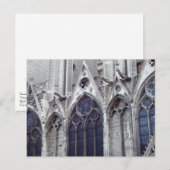 Onze-Lieve-Vrouw van Parijs Vliegende steunberen Briefkaart (Voorkant / Achterkant)