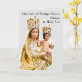 Onze Lieve Vrouw van Prompt Opvolger Kaart (Gele Bloem)