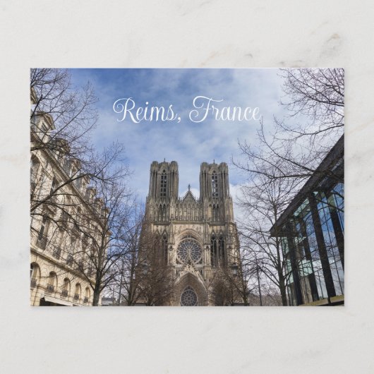 Onze-Lieve-Vrouw van Reims, Frankrijk Briefkaart (Voorkant)