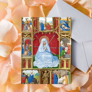 Onze-Lieve-Vrouw van Smarten Pasen Veertigdagentij Briefkaart