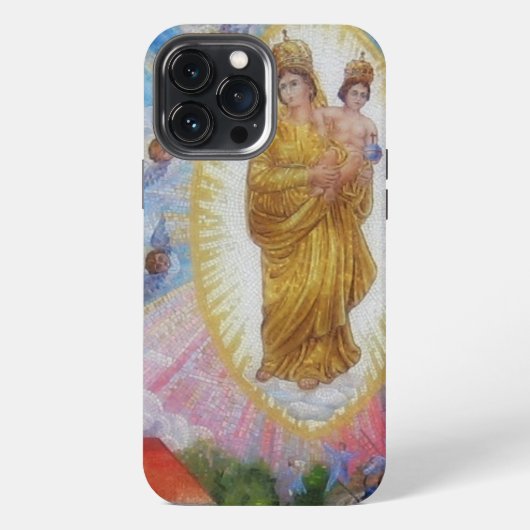 Onze-Lieve-Vrouw van Snelle Bijstand iPhone Hoesje (Achterkant)
