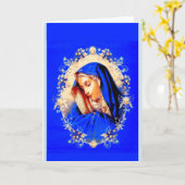 Onze-Lieve-Vrouw van Verdriet Blanco Nota Kaart (Gele Bloem)