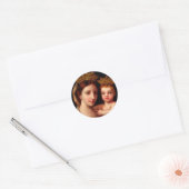 Onze-Lieve-Vrouw van Vertrouwen Ronde Sticker (Envelop)