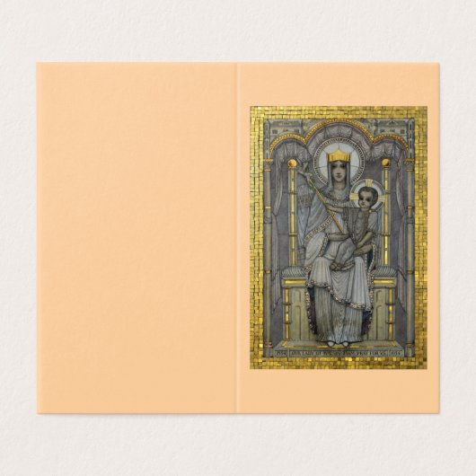 ONZE-LIEVE-VROUW VAN WALSINGHAM Kaart (Buitenkant ongevouwen)