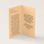 ONZE-LIEVE-VROUW VAN WALSINGHAM Kaart (Binnen)