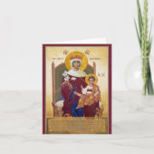 Onze-Lieve-Vrouw van Walsingham met gebed Kaart (Voorkant)