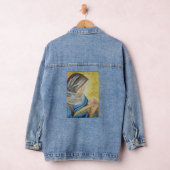 Onze Lieve Vrouw van Zwijgen die baby Jezus vastho Denim Jacket (Hangar)