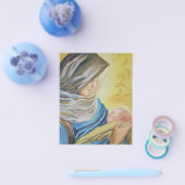 Onze Lieve Vrouw van Zwijgen die baby Jezus vastho Flyer (Enkel)