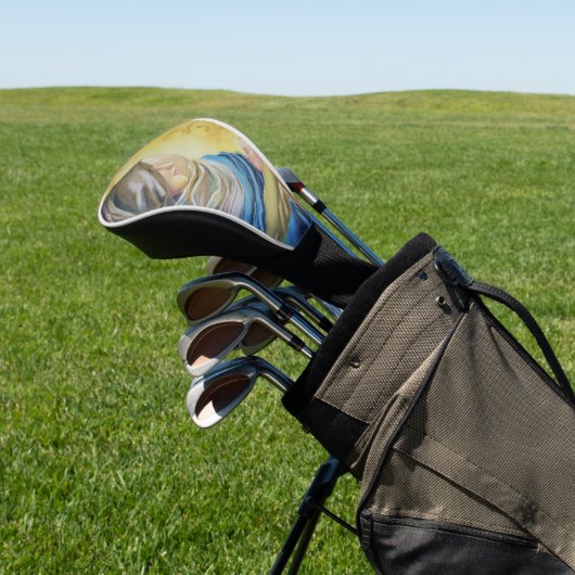 Onze Lieve Vrouw van Zwijgen die baby Jezus vastho Golfheadcover (Insitu)