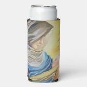 Onze Lieve Vrouw van Zwijgen die baby Jezus vastho Seltzer Blikjeskoeler (Seltzer Voorkant)