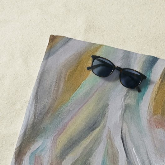 Onze Lieve Vrouw van Zwijgen die baby Jezus vastho Strandlaken (In situ)