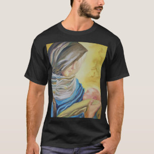 Onze Lieve Vrouw van Zwijgen die baby Jezus vastho T-shirt