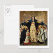 Onze Lieve Vrouwe en de Masters van de Orde van Briefkaart (Voorkant / Achterkant)