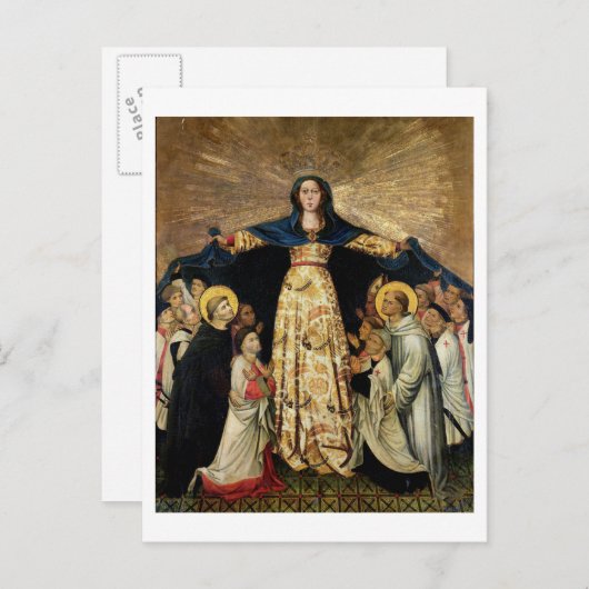 Onze Lieve Vrouwe en de Masters van de Orde van Briefkaart (Voorkant / Achterkant)