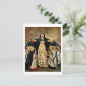 Onze Lieve Vrouwe en de Masters van de Orde van Briefkaart (Staand voorkant)
