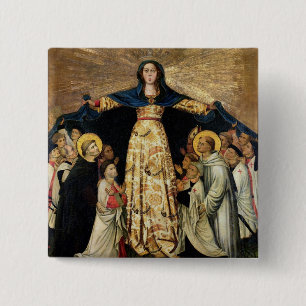 Onze Lieve Vrouwe en de Masters van de Orde van Vierkante Button 5,1 Cm