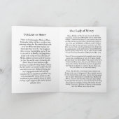 Onze Lieve Vrouwe van Barmhartigheidskaart Kaart (Binnen)