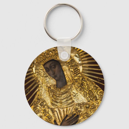 Onze Lieve Vrouwe van Dawn Poland Pools erfgoed Sleutelhanger (Voorkant)