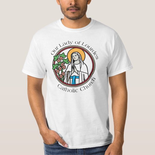 Onze Lieve Vrouwe van de katholieke Kerk T-Shirt (Voorkant)