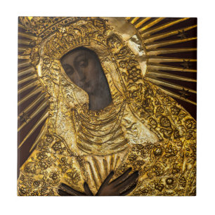 Onze Lieve Vrouwe van de poort van Dawn Litouwen Tegeltje