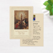 Onze Lieve Vrouwe van de Spaanse Pijler Visitekaartje (Bureau)