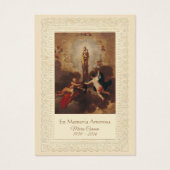 Onze Lieve Vrouwe van de Spaanse Pijler Visitekaartje (Voorkant)
