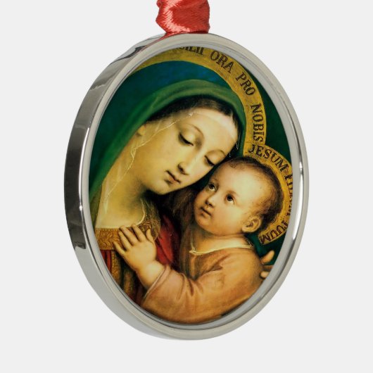 Onze Lieve Vrouwe van Goede Raad van Litany Lane Metalen Ornament (Rechts)