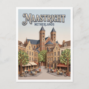 Onze Lieve Vrouweplein Maastricht Nederland Briefkaart