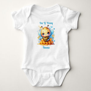 Onze Lil' Honey   Honing bee thema gepersonaliseer Romper