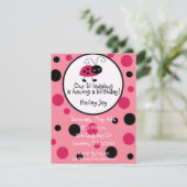 Onze lil ladybug heeft een ... kaart (Staand voorkant)