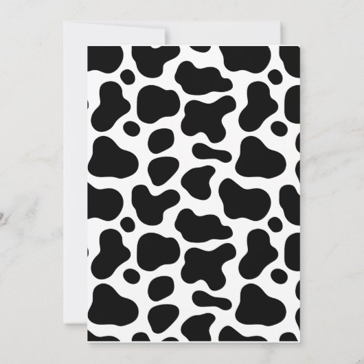 Onze Lil Moo-jongen draait twee verjaardagskaart Kaart (Achterkant)