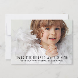 Onze Little Angel Full Photo Holiday-kaart Feestdagenkaart