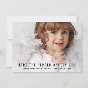 Onze Little Angel Full Photo Holiday-kaart Feestdagenkaart