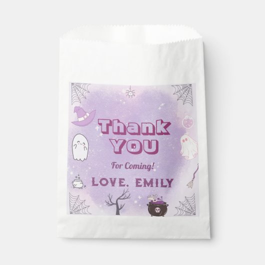 Onze Little Boo Halloween 1e Verjaardag Favoriete  Bedankzakje (Voorkant)