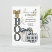 Onze Little Boo Halloween 2e Verjaardag Kaart (Staand voorkant)