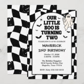 Onze Little Boo Halloween 2e Verjaardag Kaart (Voorkant / Achterkant)