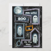 Onze Little Boo Halloween baby shower uitnodiging (Voorkant)