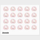 Onze Little Boo Roze Baby shower Ghost Stickers (Vel)