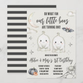 Onze Little BOS draaien een Halloween Verjaardag Kaart (Voorkant / Achterkant)