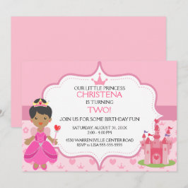Onze Little Princess Verjaardagsfeest Uitnodiging 