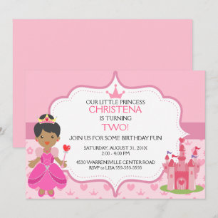 Onze Little Princess Verjaardagsfeest Uitnodiging 