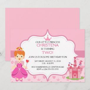 Onze Little Princess Verjaardagsfeest Uitnodiging