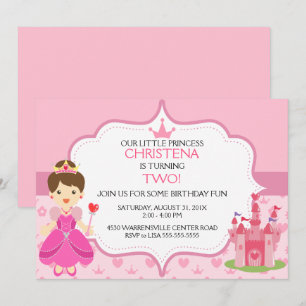 Onze Little Princess Verjaardagsfeest Uitnodiging