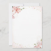 Onze Little Pumpkin Blush Pink Gingham 1e verjaard Kaart (Achterkant)