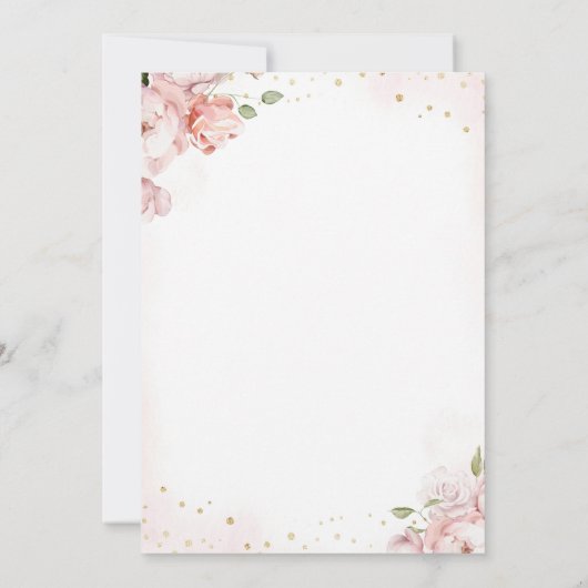 Onze Little Pumpkin Blush Pink Gingham 1e verjaard Kaart (Achterkant)